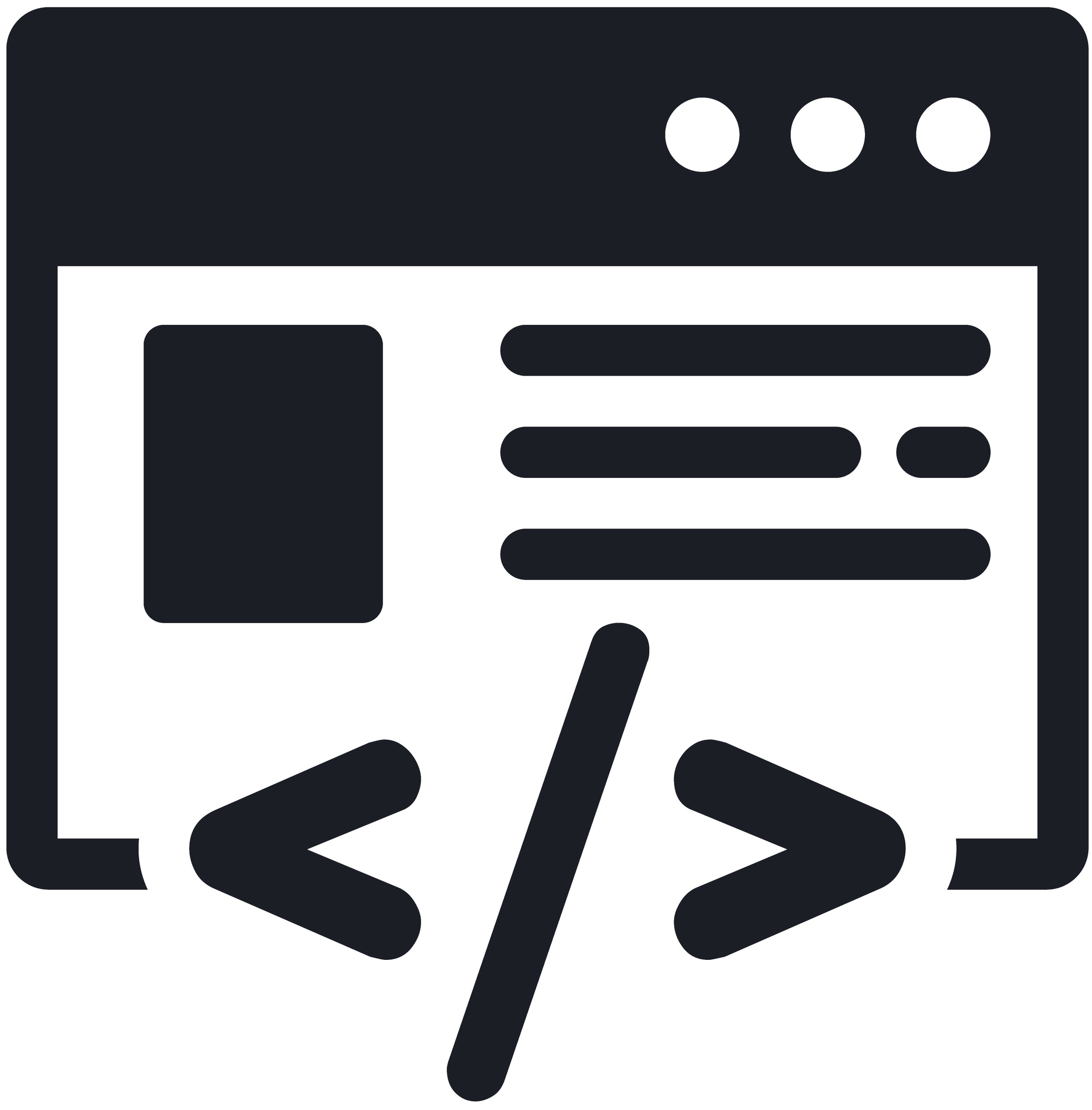 Web development logo